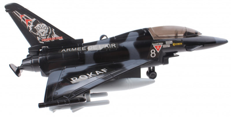 plafond vliegtuig Action Fighters met licht zwart