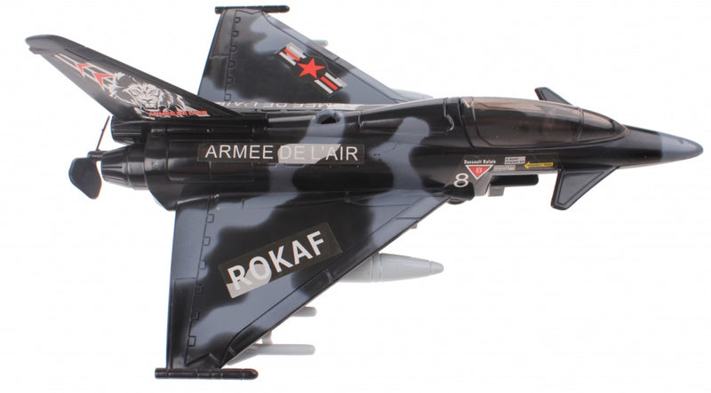 plafond vliegtuig Action Fighters met licht zwart