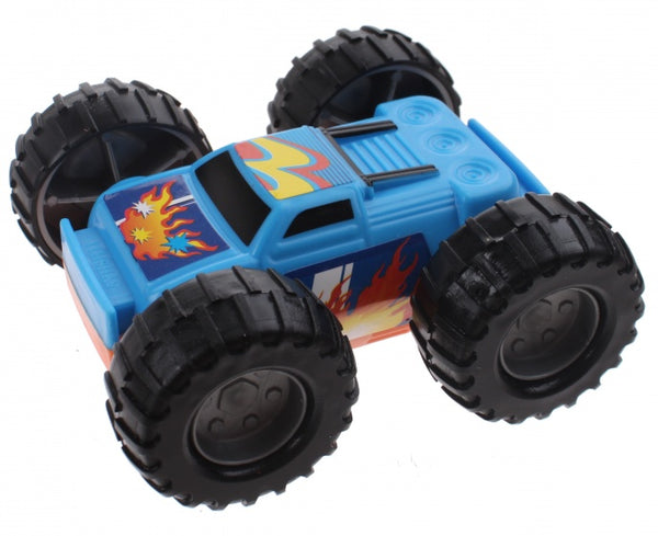 Play Gear flipover auto blauw/oranje 9 x 8 x 4 cm