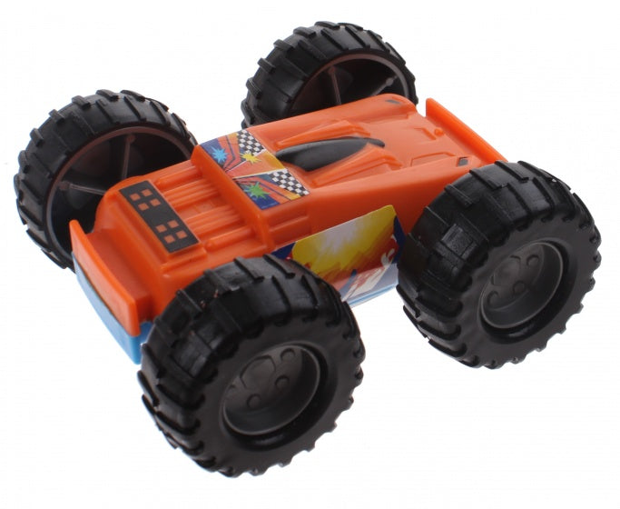 Play Gear flipover auto blauw/oranje 9 x 8 x 4 cm