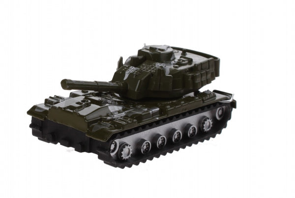 schaalmodel legertank 1:64 groen 7 cm