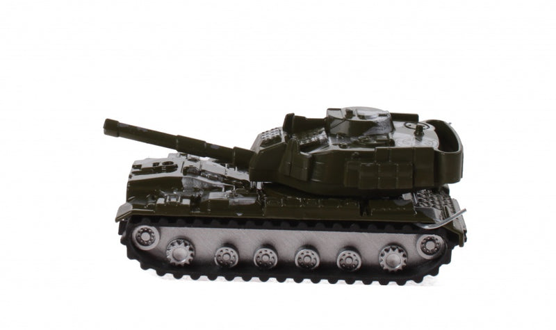 schaalmodel legertank 1:64 groen 7 cm