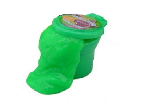 slijm Toilet Putty junior 11,5 x 13 cm groen