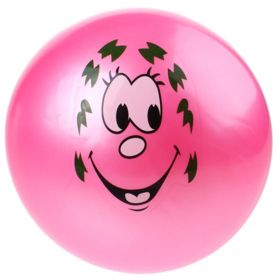 speelbal Smiley junior 20 cm roze