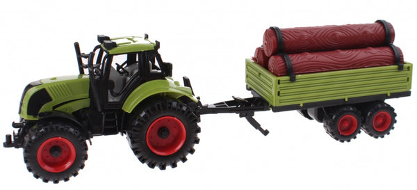 speelset Junior Farming tractor en aanhanger 43 cm