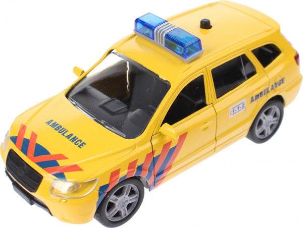 Super Cars 112 ambulance met licht en geluid 13 cm
