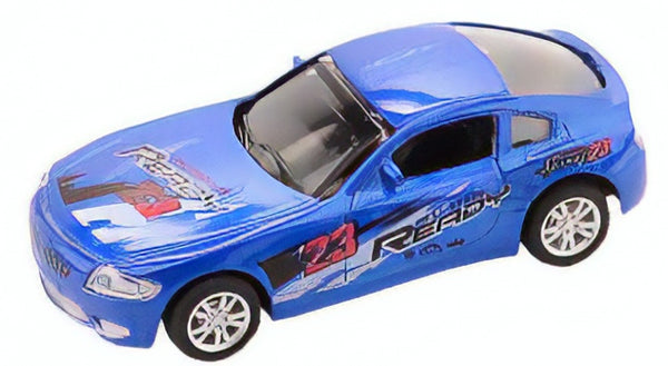 Super Cars die-cast auto blauw 10 cm