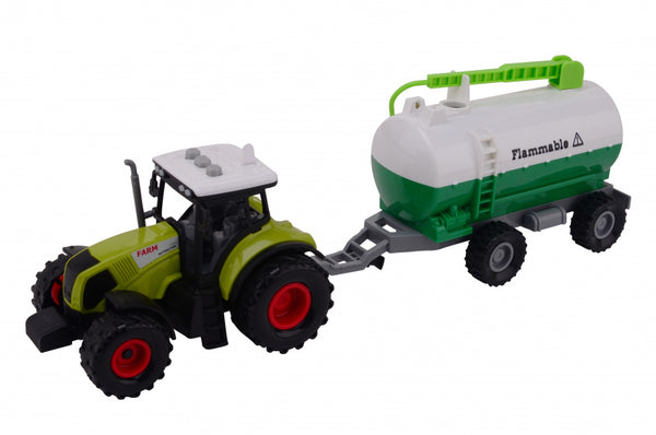tractor Farming junior 38,5 x 14,5 cm groen 2-delig