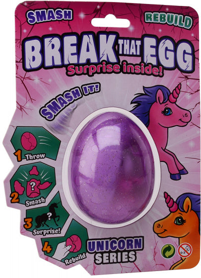 verrassings-ei Break That Egg Eenhoorn meisjes paars