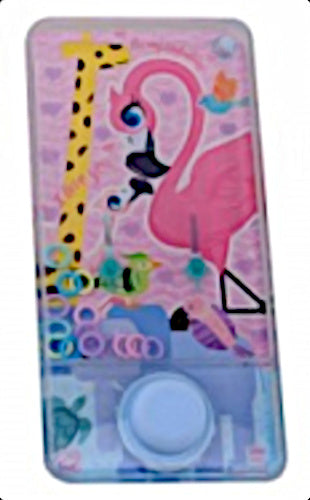 waterspel ringen giraf junior 6,5 x 13,5 cm roze
