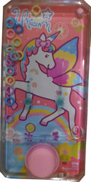 waterspel ringen regenboog junior 6,5 x 13,5 cm roze