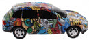 Auto met graffiti 25 cm 8221