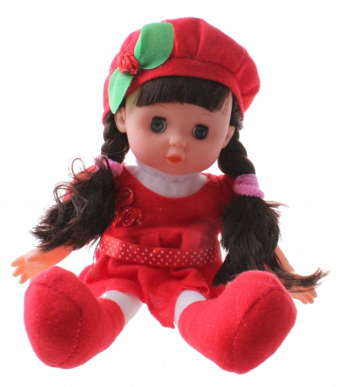babypop Flowergirl 29 cm rood