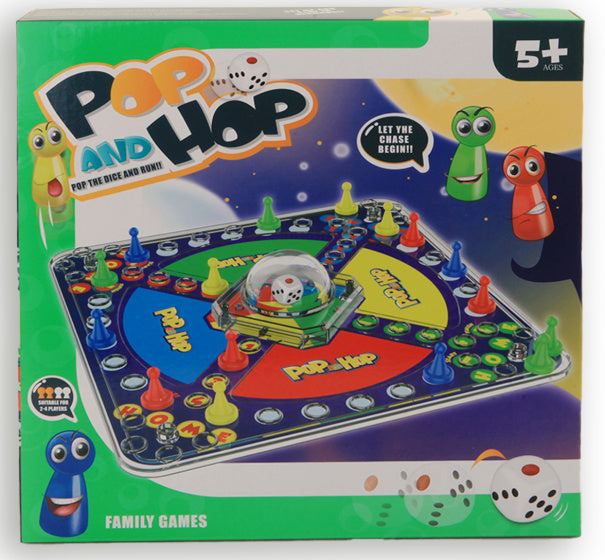 bordspel Pop and Hop 27 x 27 x 5 cm 17-delig