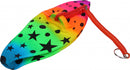bungeebal Rainbow Star klein junior 21 cm rubber zwart