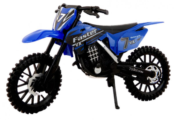 crossmotor 17 cm jongens 1:12 blauw