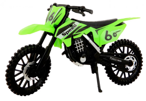 crossmotor 17 cm jongens 1:12 groen