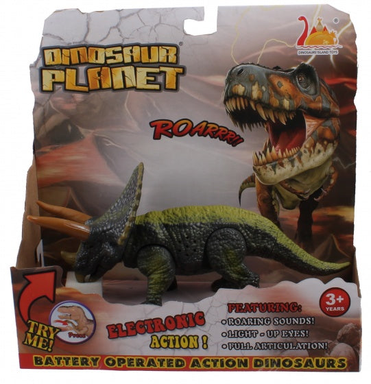 Dino Planet Styracosaurus 25 cm jongens groen