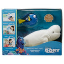 speelset Echolocatie junior pluche wit/blauw 2-delig