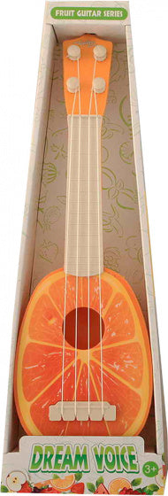 gitaar Fruit junior 36 x 11,5 x 3,5 cm oranje