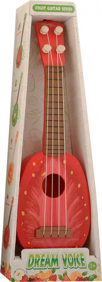 gitaar Fruit junior 36 x 11,5 x 3,5 cm rood