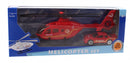helikopter reddingsdienst diecast 18 cm rood 2-delig