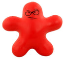 kneedfiguur Stress It junior 10 x 3 cm rood