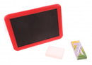 krijtbord White Chalk 18 cm rood