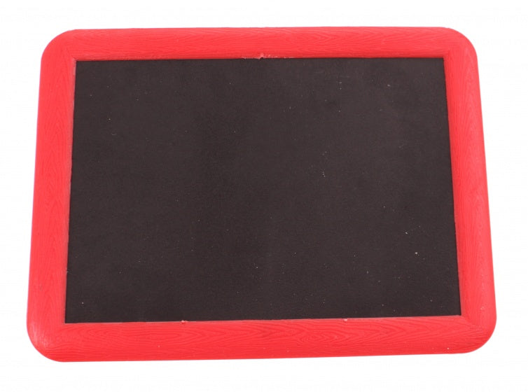 krijtbord White Chalk 18 cm rood