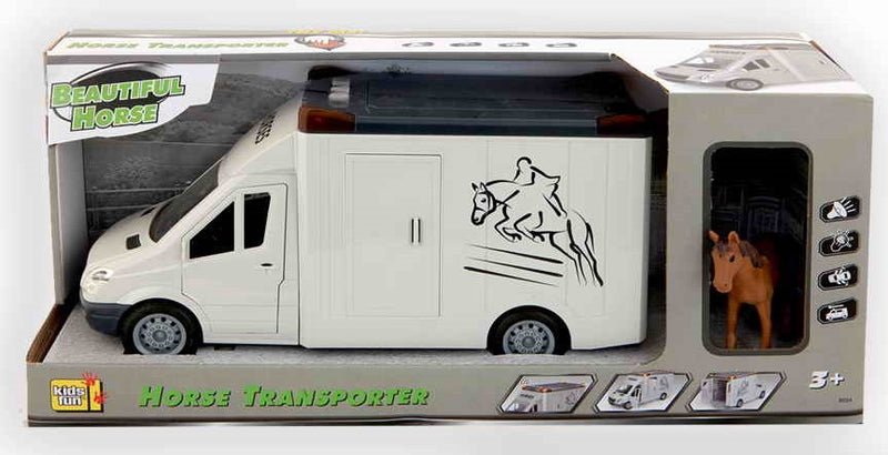 vervoerbus Beautiful Horse junior wit/bruin 2-delig