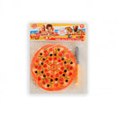 speelset pizza 16 cm rood/oranje 7-delig