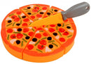 speelset pizza 16 cm rood/oranje 7-delig