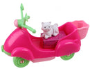 pop Patty met scooter 12 cm meisjes roze 3-delig