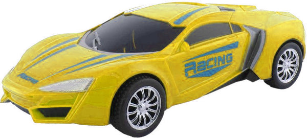 raceauto junior 31 x 14,5 cm 1:15 geel
