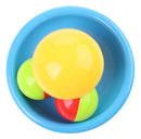 rammelaar Baby Rattles schotel 10 cm blauw/oranje