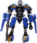 robot transformer auto blauw 18 cm