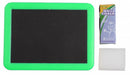Schoolbord 18 cm met krijt en spons groen