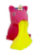 slijm eenhoorn junior 7,5 cm siliconen paars/geel