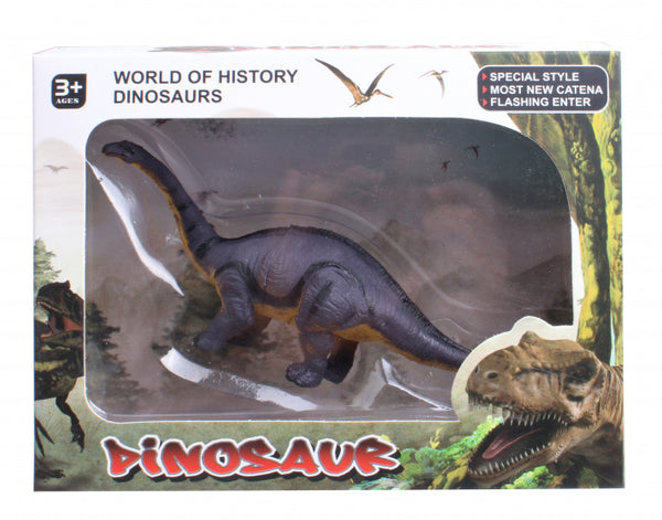 speelfiguur brachiosaurus junior 10 cm bruin