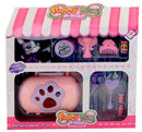 speelset Puppy Club junior paars 10-delig