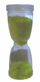 speelzand zandloper junior 14 cm geel