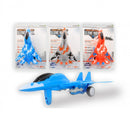 straaljager pull-back jongens blauw 21 cm