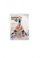 straaljager pull-back jongens grijs 21 cm