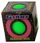 stressbal Glimmie Ball 10 cm rubber neon groen