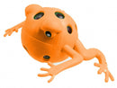 stressbal kikker 9 cm oranje