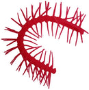 stressfiguur Duizendpoot junior 15 cm rubber roze