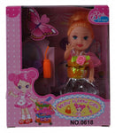 tienerpop oranje knot 10 cm