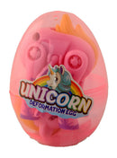 verrassings-ei Deformation Egg Eenhoorn 8,5 cm roze