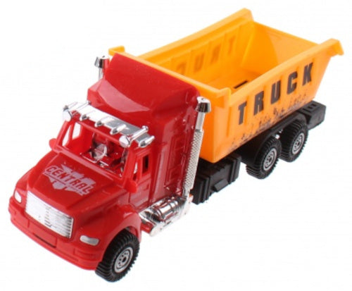 vrachtwagen Central Truck junior 17 cm rood