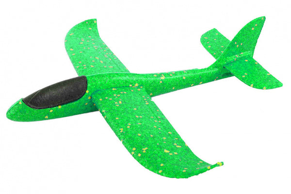werpvliegtuig junior 48 cm foam groen